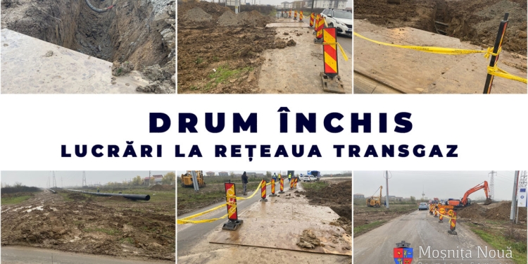 Trafic închis pe drumul care leagă Timișoara de Urseni, prin Rudicica