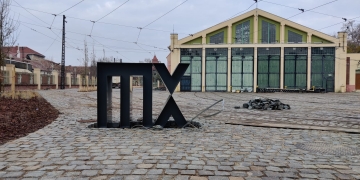 Lucrările la curtea exterioară a centrului MultipleXity, aproape de final