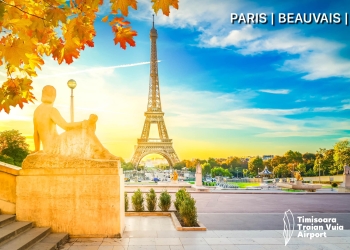 Vrei să vizitezi Parisul? Câte zboruri pe săptămână ai din Timișoara