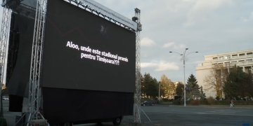 „Aloo, unde este stadionul promis pentru Timișoara?”, mesajul unui cetățean către cei din PSD și PNL