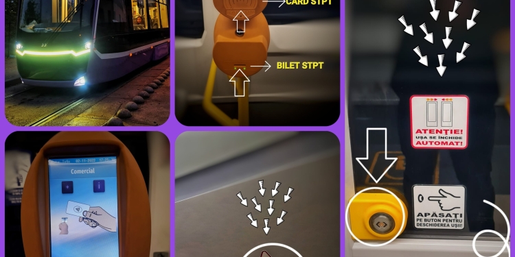 Ce reguli trebuie să respecte călătorii în noile tramvaie din Timișoara