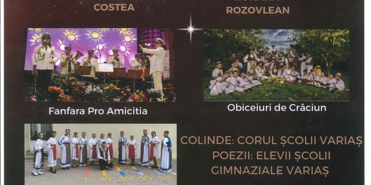 Sărbătorile, așa cum le știm. Concert excepțional de colinde, la Variaș