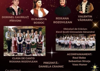 Colindele răsună la Sânandrei