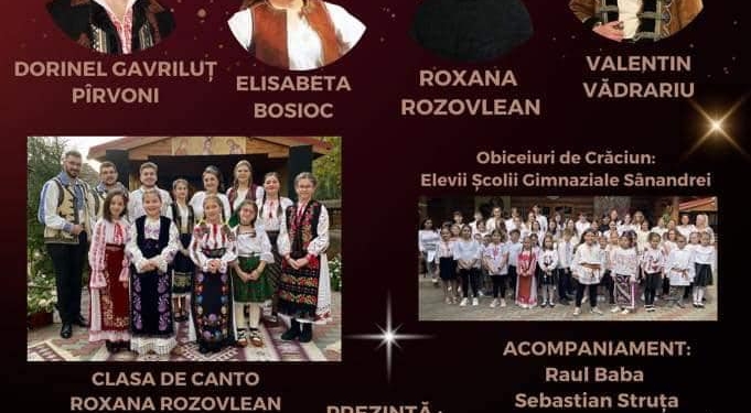 Colindele răsună la Sânandrei