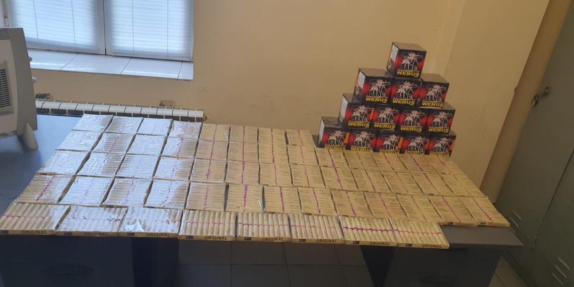 VIDEO Peste 26 de kilograme de materiale pirotehnice depistate de jandarmii arădeni