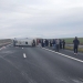 VIDEO UPDATE A fost nevoie de intervenția elicopterului SMURD! Accident grav pe A1, spre Nădlac! Un microbuz cu 11 persoane s-a răsturnat, una a decedat! Planul Roșu a fost activat