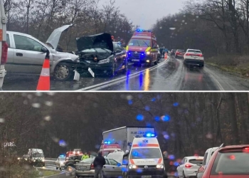 Trafic îngreunat între Coșava și Coșevița! Încă un accident în zonă