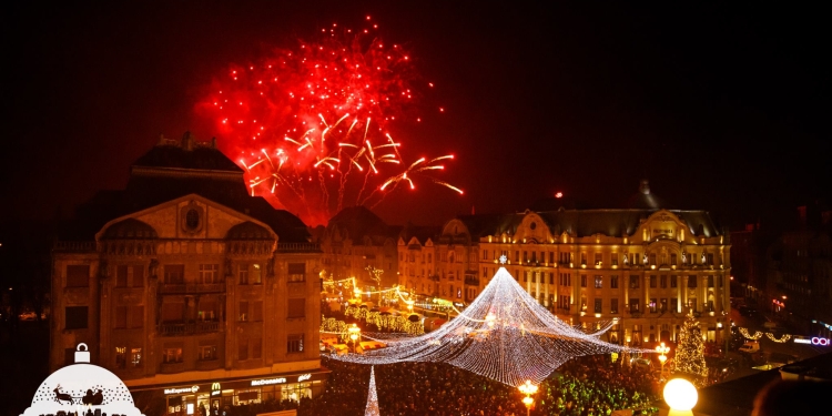 Concert Cargo și foc de artificii în centrul Timișoarei, de Revelion