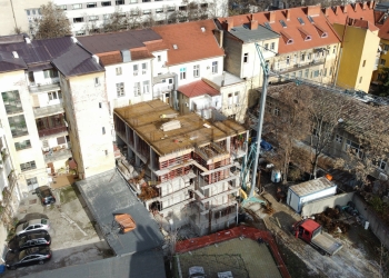 Avansează lucrările la viitoarea clinică ORL din Timișoara! Primele două etaje, finalizate