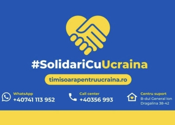 Primăria Timișoara îndeamnă la donații pentru Ucraina!