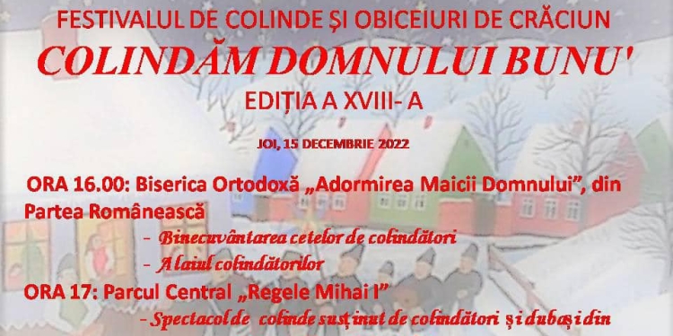 Festival de colinde și obiceiuri de Crăciun, la Făget!