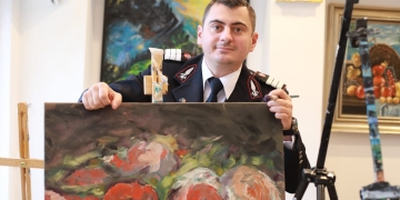 Andrei Moga, pictorul pompier din Timiș, premiu important