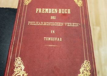 Cartea de Aur a Filarmonicii Banatul Timișoara, restaurată