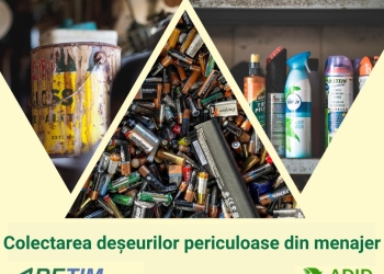 Ce facem cu deșeurile periculoase din menajer? Acestea se colectează separat de celelalte tipuri de deșeuri