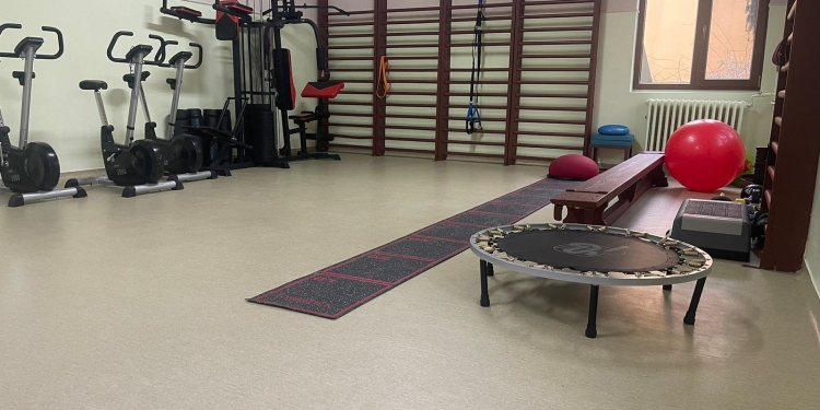 Sală de kinetoterapie modernă pentru sportivii care vin la Spitalul Județean Timișoara pentru recuperare