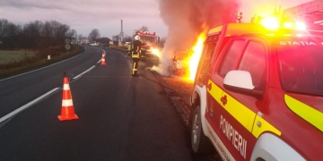 Început de an cu intervenții pentru pompierii din Timiș