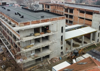 Stadiul lucrărilor la campusul Lenau din Timișoara. Va fi unul dintre cele mai mari din vestul țării