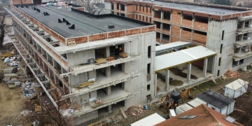 Stadiul lucrărilor la campusul Lenau din Timișoara. Va fi unul dintre cele mai mari din vestul țării
