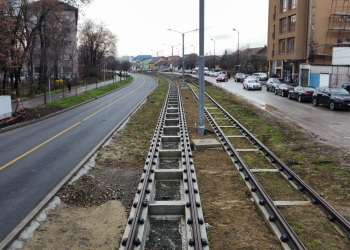 Linia de tramvai de pe B-dul Cetății va fi înierbată. Stadiul lucrărilor FOTO