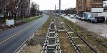 Linia de tramvai de pe B-dul Cetății va fi înierbată. Stadiul lucrărilor FOTO