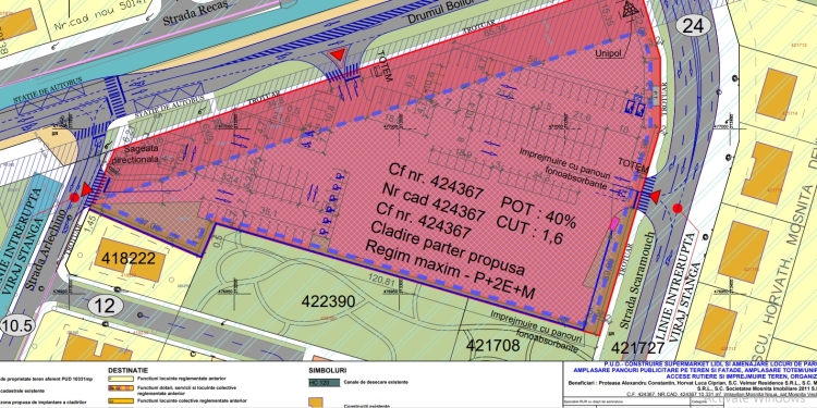 Încă un supermarket în comuna Moșnița Nouă! Pe unul dintre numeroasele terenuri ale vicelui CJ, Alexandru Proteasa