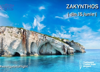Zbor direct din Timișoara spre Zakynthos, în această vară