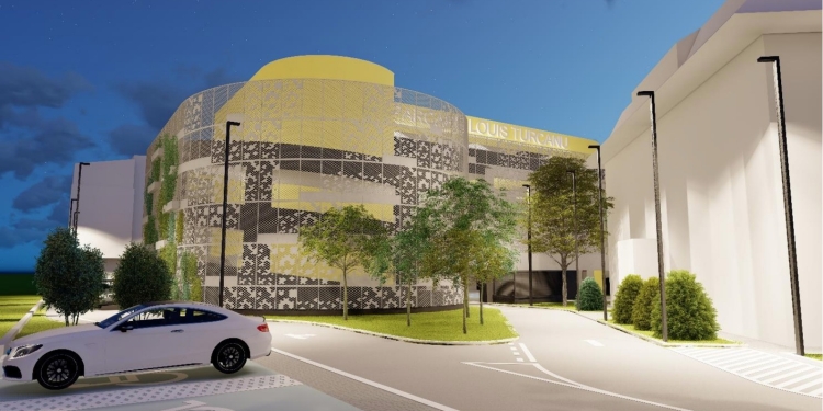 Cum va arăta prima parcare multietajată realizată de Primăria Timișoara, în zona centrală FOTO