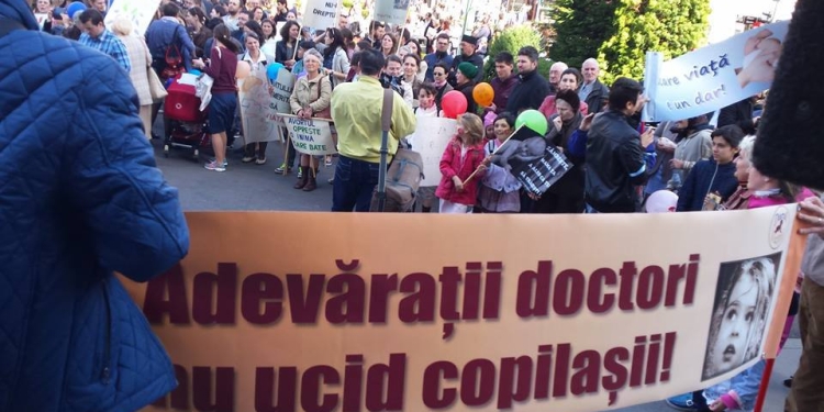 Stop avorturilor! La Timișoara se pregătește un nou „Marș pentru Viață”
