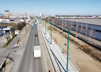 Lucrările la Calea Stan Vidrighin au ajuns la jumătate