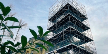 Uriașa pepinieră din Piața Victoriei, aproape finalizată FOTO