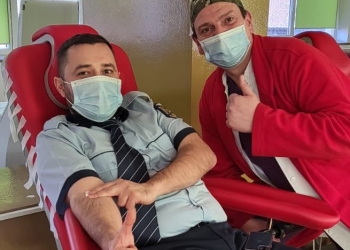 Zeci de polițiști din județul Timiș au donat sânge