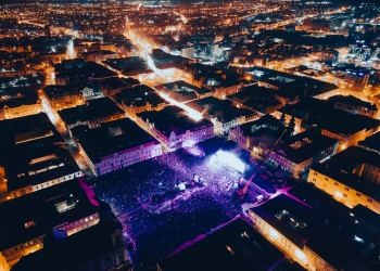Timișoara 2023, deschisă oficial cu o ceremonie de gală și spectacole în Piața Unirii FOTO