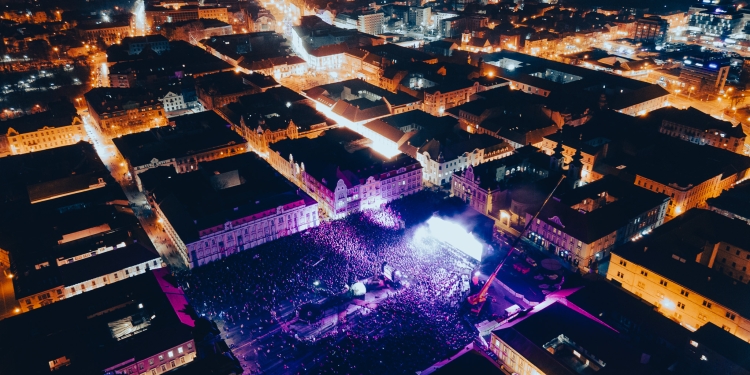 Timișoara 2023, deschisă oficial cu o ceremonie de gală și spectacole în Piața Unirii FOTO