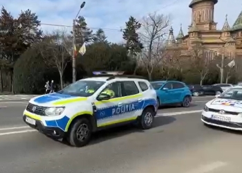 VIDEO Pieton luat pe sus, pe trecerea de pietoni, de un șofer, în centrul Timișoarei