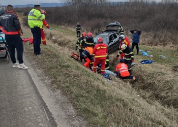 3 victime într-un accident pe „șoseaua morții” din vestul țării, DN 6! A fost solicitat și elicopterul SMURD