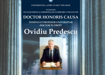 Prof. univ. dr. Ovidiu Predescu, Doctor Honoris Causa al UAV