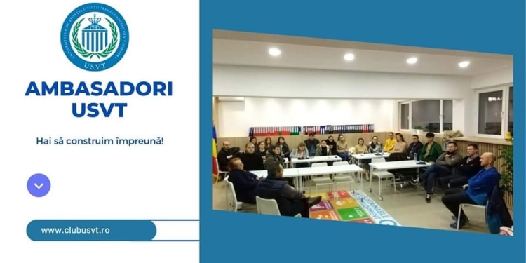 Oameni de afaceri și studenți se întâlnesc la Universitatea de Științele Vieții „Regele Mihai I” din Timișoara