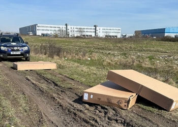 Biciclete furate, aruncate pe un câmp din Ghiroda