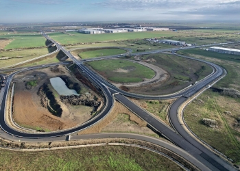 S-a redeschis traficul în nodul rutier cu DN 6, Timișoara – Lugoj FOTO