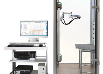 „Cabină telefonică” ce măsoară capacitatea pulmonară, la Spitalul de Boli Infecțioase din Timișoara