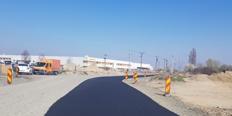 Noi lucrări pe șantierul viitoarei centuri de sud a Timișoarei FOTO