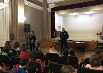 ”Școala Altfel” cu polițiștii locali, la Colegiul Național Bănățean