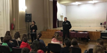 ”Școala Altfel” cu polițiștii locali, la Colegiul Național Bănățean