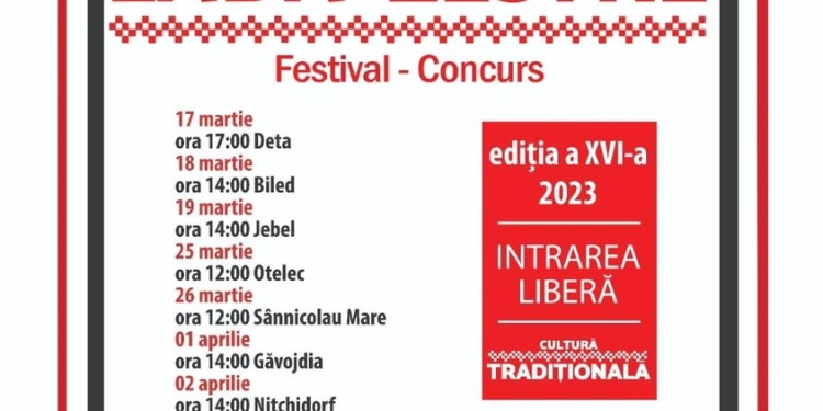 Festivalul-Concurs „Lada cu Zestre” continuă și în 2023!
