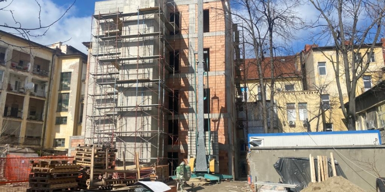 Structura de rezistență a noii clinici ORL din Timișoara, finalizată