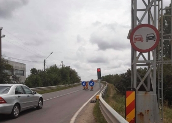 Atenție, șoferi! Podul de la Șag, semaforizat!