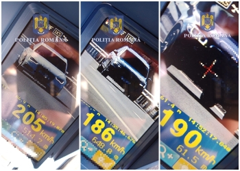 „Ca fulgerul!” Vitezoman prins pe A1, în Timiș, cu peste 200 de km/h!