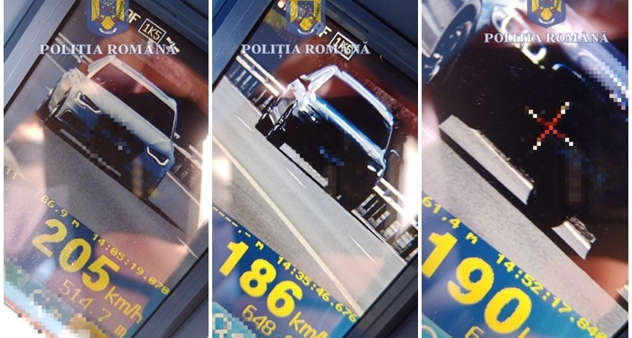 „Ca fulgerul!” Vitezoman prins pe A1, în Timiș, cu peste 200 de km/h!