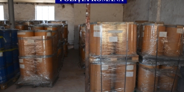 Aproape 200 de litri de erbicid depozitat ilegal. Substanțele periculoase, confiscate