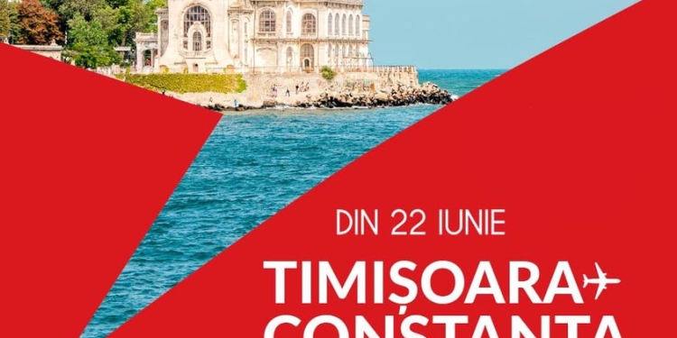 Spre litoralul românesc cu avionul! Se reiau zborurile Timișoara – Constanța
